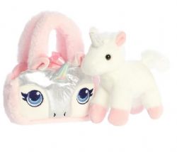 PELUCHE AURORA - SACOCHE LICORNE PAILLETÉE 8